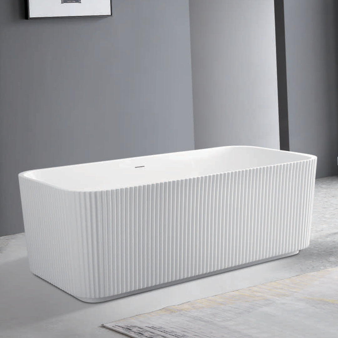 4289 Matte White Soaking Bathtub