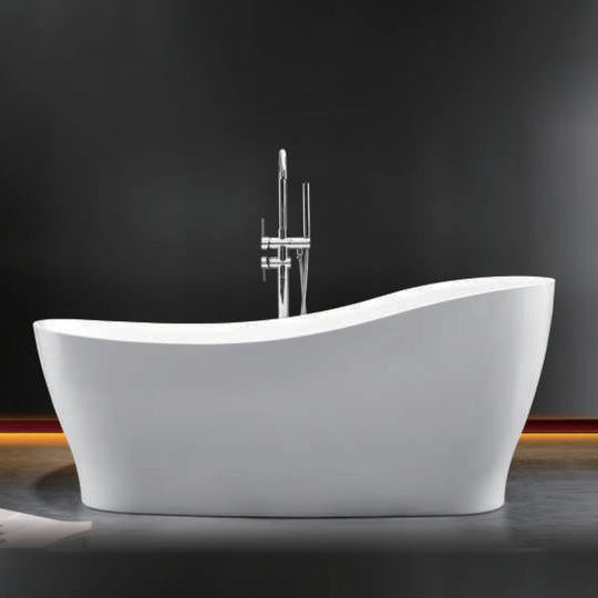 3235 Glossy White Soaking Bathtub