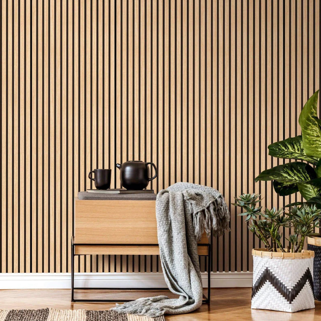 Oak Wood Acoustic Wall Panel