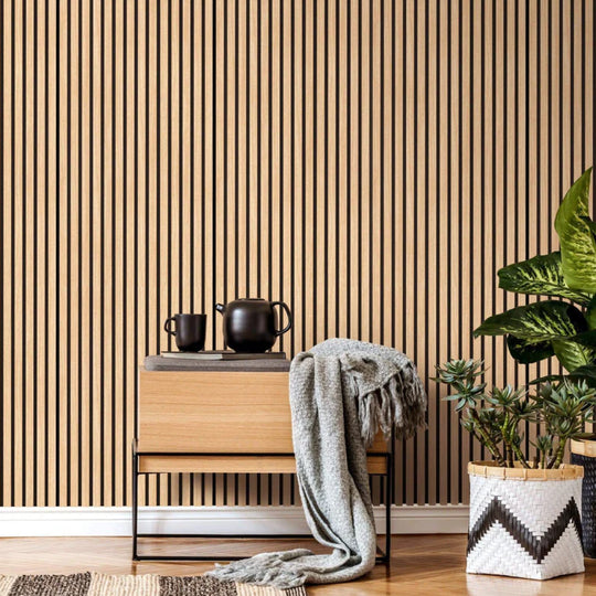 Oak Wood Acoustic Wall Panel