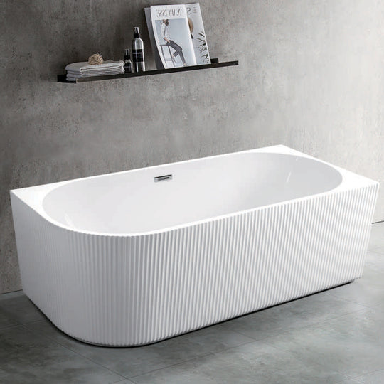 4239 R Matte White Soaking Bathtub